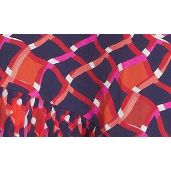 Saloni NWT Off The Shoulder Silk Ruffle Asymmetrical Lexie Dress 2 - Picture 7 of 8